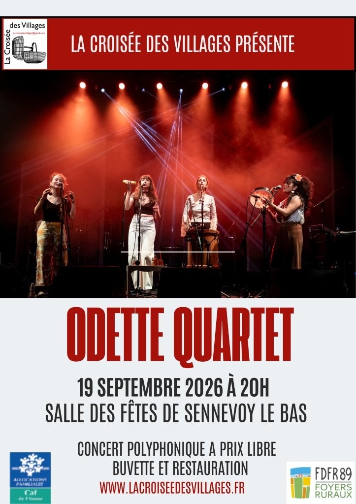 Affiche Odette Quartet 19 septembre