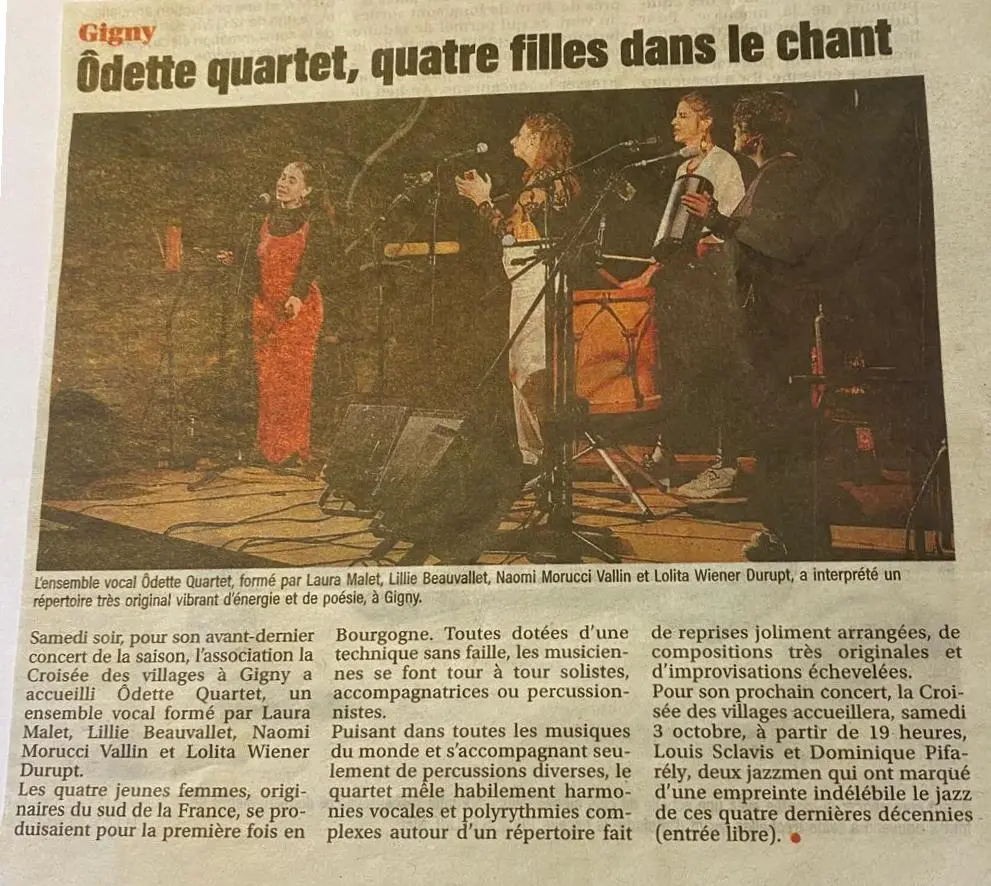 2026-09-19 Odette Quartet à Gigny